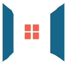 Illustriertes Fenster