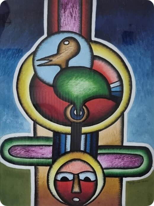 Inspiration für die Illustration des Vogels